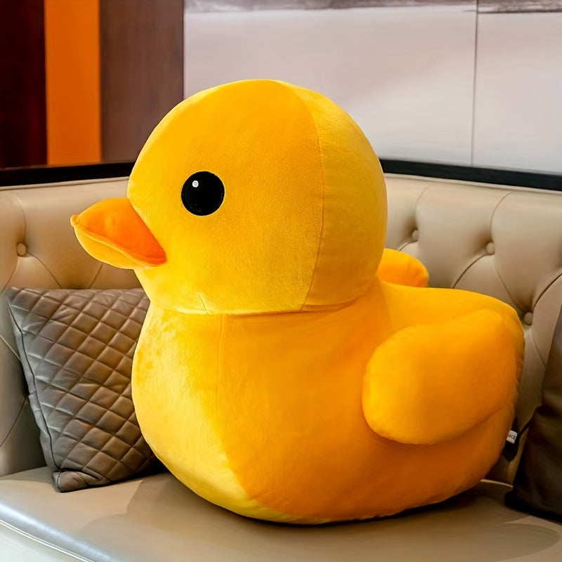 One Big Yellow Duck Plush Doll, Easter Gift, Cartoon Plush Animal Toy, Soft Plush Bedroom Living Room Sofa Decoration, Suitable Easter Gift for Girlfriend