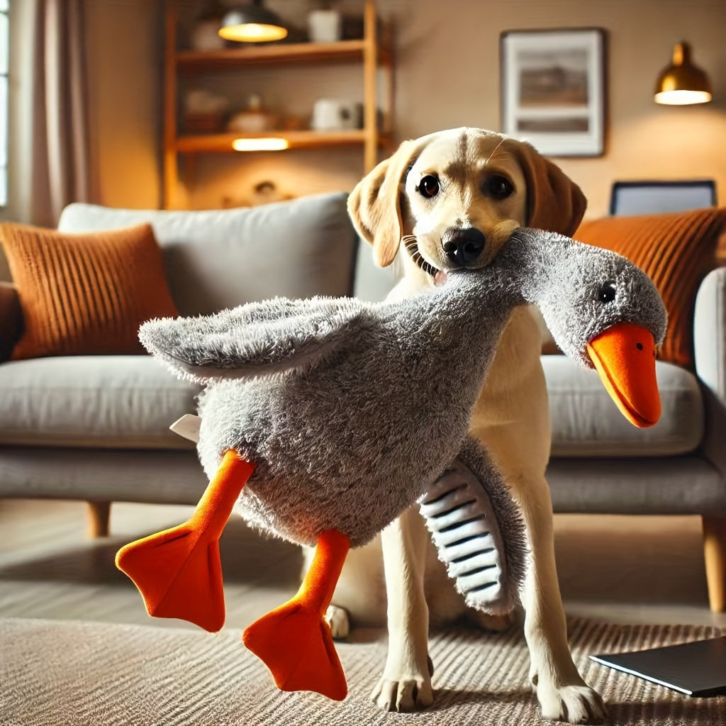 1pc Soft Duck Plush Toy - Ideal Dog Companion Toy for Energy Release, Polyester, All Breed Sizes, Playful Design for Small to Medium Pets, Dog Toy|Playful Dog Toy|Soft Texture