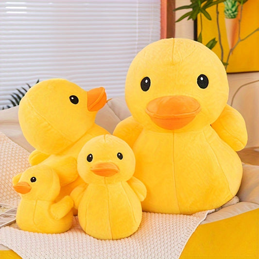 One Big Yellow Duck Plush Doll, Easter Gift, Cartoon Plush Animal Toy, Soft Plush Bedroom Living Room Sofa Decoration, Suitable Easter Gift for Girlfriend