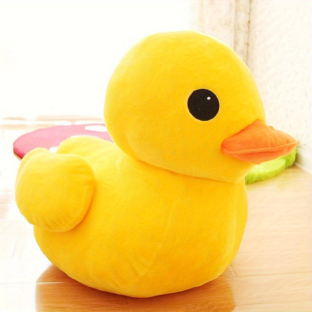 One Big Yellow Duck Plush Doll, Easter Gift, Cartoon Plush Animal Toy, Soft Plush Bedroom Living Room Sofa Decoration, Suitable Easter Gift for Girlfriend