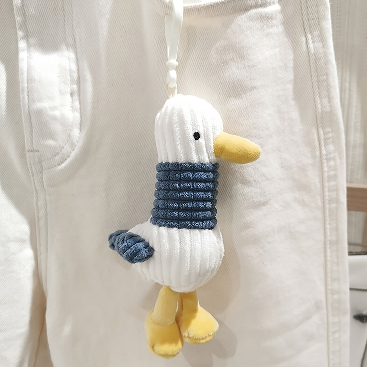 1pc Durable Cute Encouragement Duck Plush Dog Toy, Random Color, Interactive Fun for Small Dog Breeds, Creative Ugly Adorable Motivational Pet Stuffed Animal