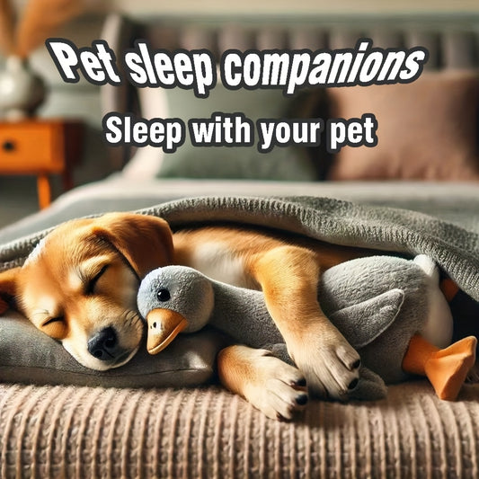 1pc Soft Duck Plush Toy - Ideal Dog Companion Toy for Energy Release, Polyester, All Breed Sizes, Playful Design for Small to Medium Pets, Dog Toy|Playful Dog Toy|Soft Texture