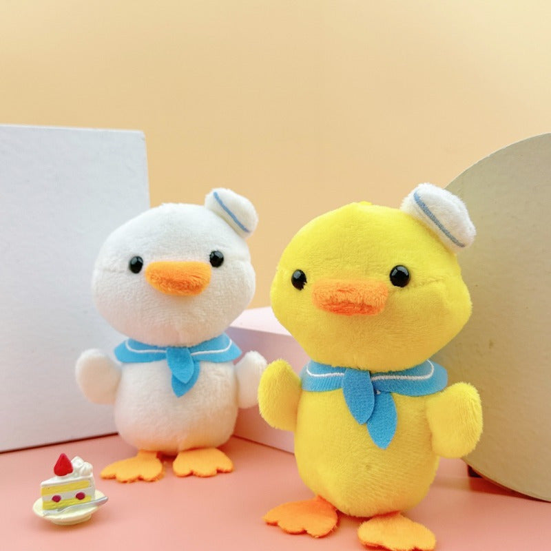Adorable Cartoon Duck Plush Toy with Scarf - Soft, Interactive Chew Toy for Small Dogs, Ideal for Retention and Play, Pet Toy|Playful Toy|Soft Texture