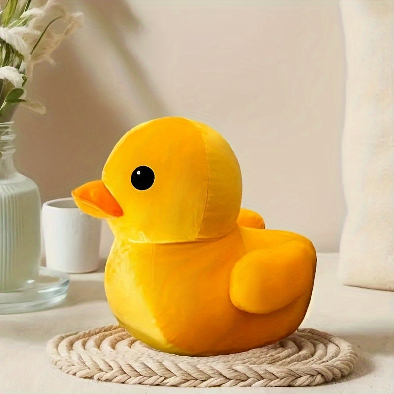 One Big Yellow Duck Plush Doll, Easter Gift, Cartoon Plush Animal Toy, Soft Plush Bedroom Living Room Sofa Decoration, Suitable Easter Gift for Girlfriend